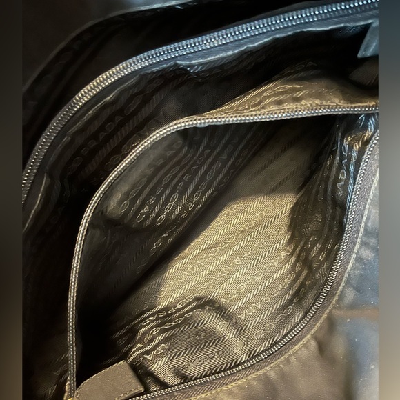 Prada Black Large Tote Shoulder Bag 14x11 - Picture 9 of 12